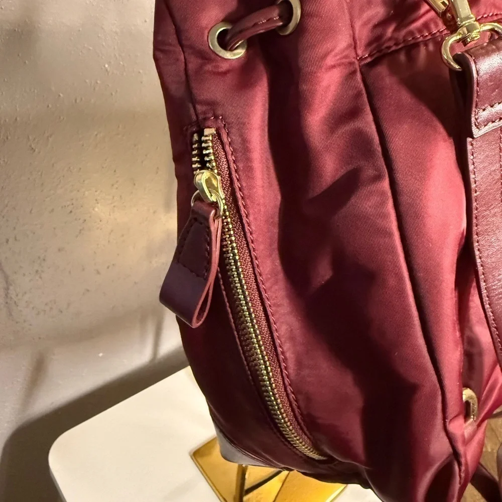 Vince Camuto Gia Nylon Leather Backpack